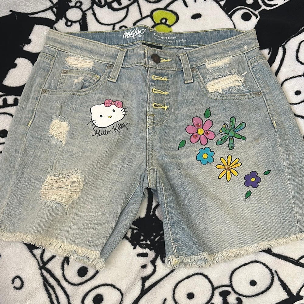 Hello Kitty Blue Jean Shorts